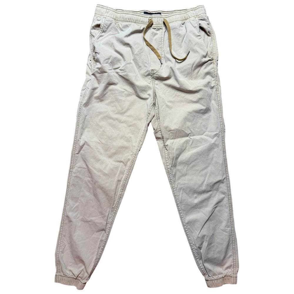 American Eagle Mens Next Level Flex Joggers Tan Khaki Pants Small Tall